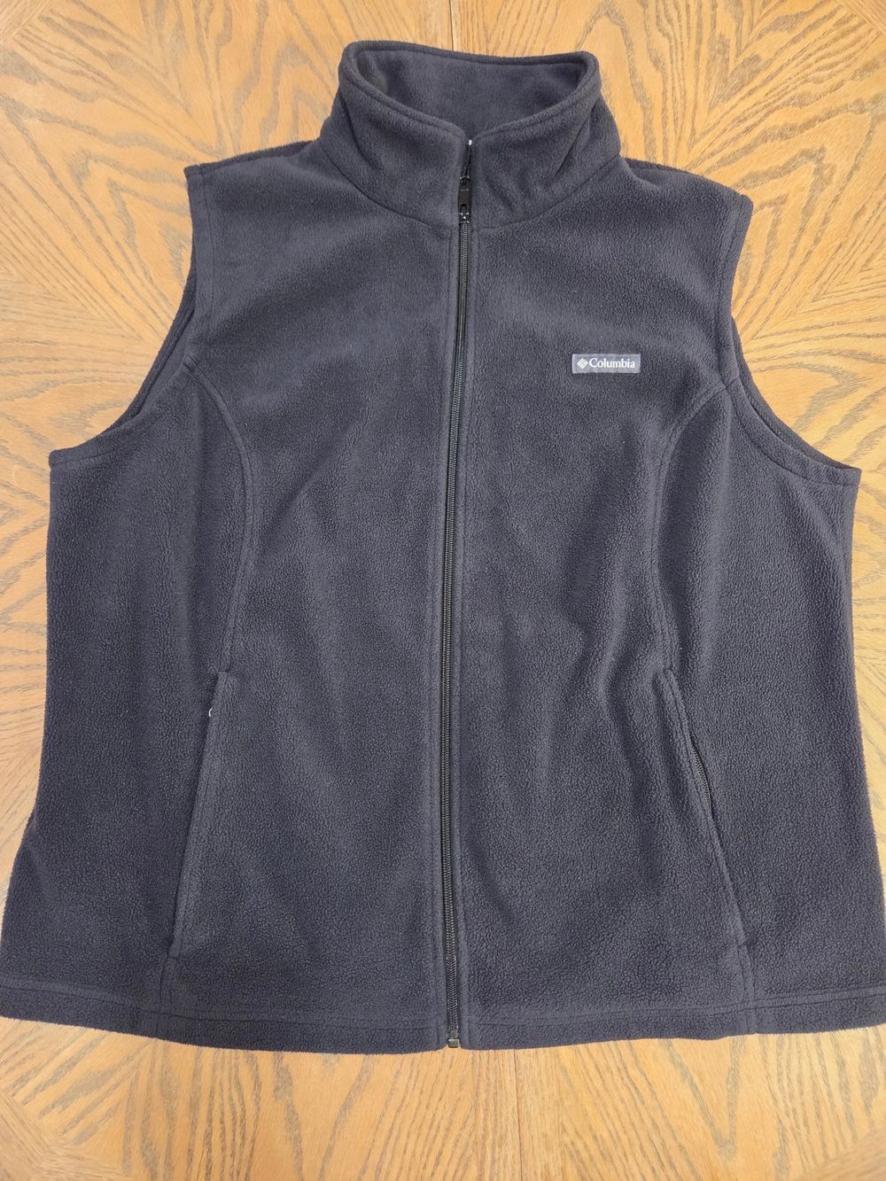 Columbia Benton Springs Vest Women Size 2X Black Gorpcore Outdoor Layer Fleece